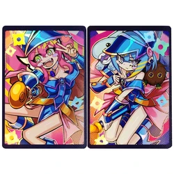 Diy Self Made 2Pcs/set Yu-Gi-Oh! Evil Twin Kawaii Collection Card Refraction Color Flash Craft Anime Cards Gift Toys