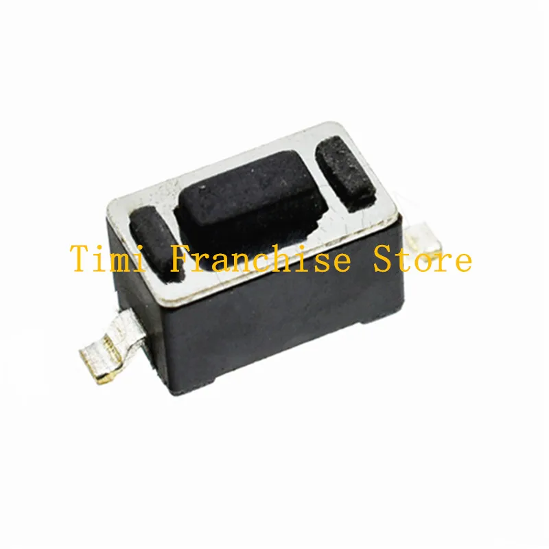 1000PCS 3*6*4.3mm 2pin SMD Tact Switch Push Button Touch Micro Switch 3X6X4.3H black Button 3X6MM 3*6H