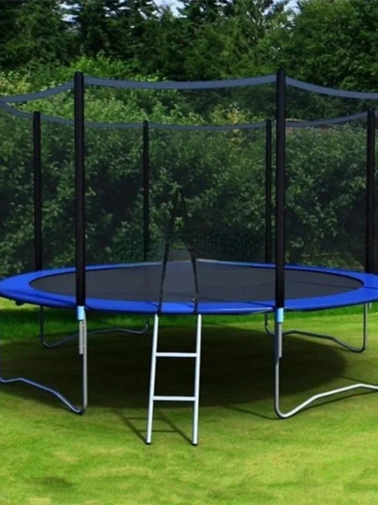 

Children's Home Trampoline Kindergarten Large Trampoline Outdoor Bouncing Bed with Safety Net