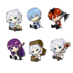 Anime Frieren: Beyond Journey's End Acrylic Brooches Accessories Frieren Pins Backpack Badge For Kids Adults Fans Gifts