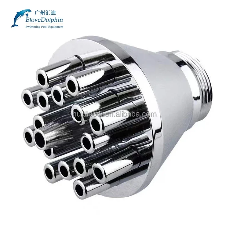 304 Stainless Steel Hydrotherapy Massage Showerhead System for Hotel Pool Use Shotgun Water Treatment Equipment Faucet Sprinkler