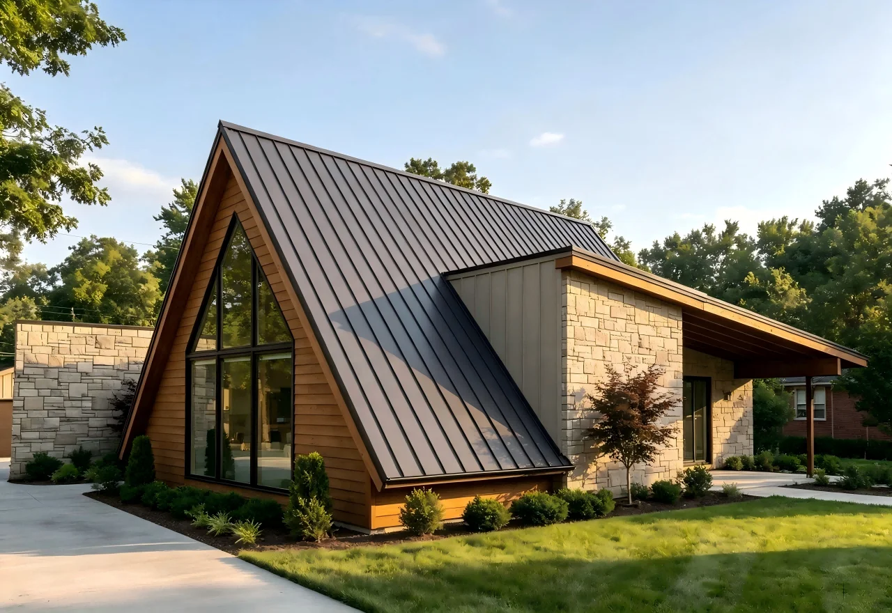 Custom Prefabricated Metal Barn House Modern Farm Style Residence with Living Quarters