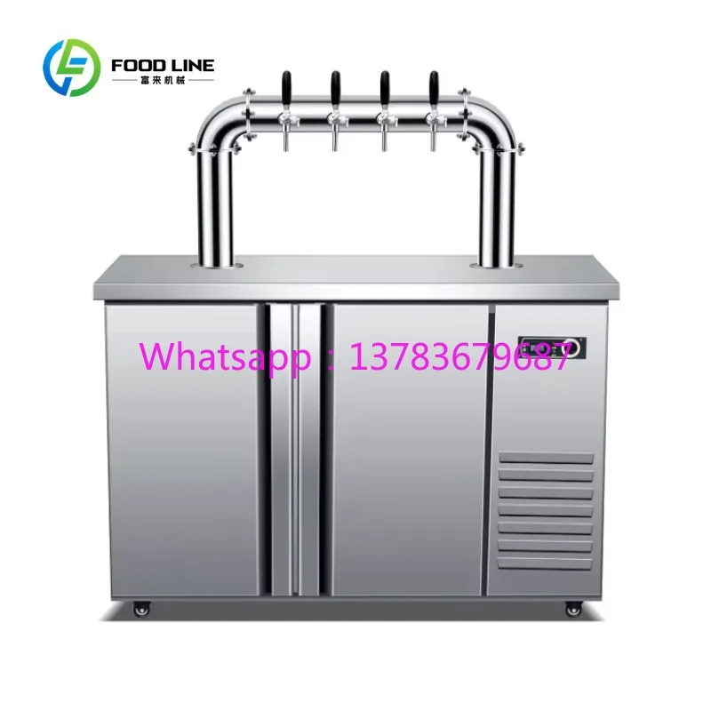 

Индивидуальное коммерческое оборудование для пивоварения с воздушным охлаждением, полностью автоматическая установка для розлива крафтового пива из нержавеющей стали, диспенсер для пива