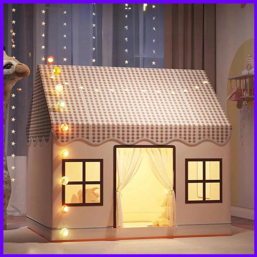 لعبة خيمة لعب للأطفال قابلة للطي، مسرح للأطفال في الأماكن المغلقة والخارجية، لعبة قلعة الأميرة للفتيات والأولاد هدية عيد الميلاد