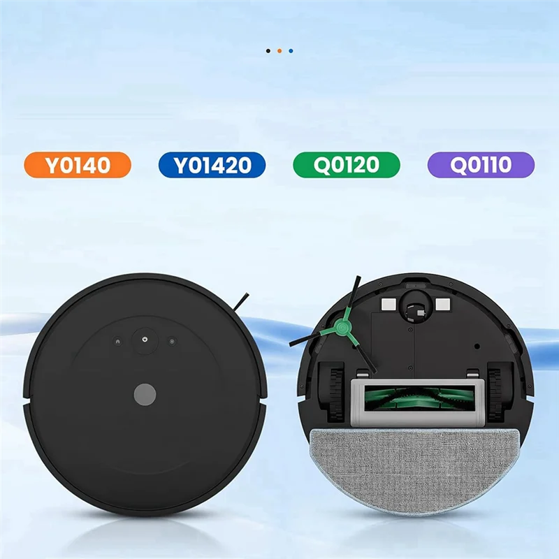 لماذا-لآي روبوت رومبا كومبو الأساسية روبوت Y0140 Y01420 Q0120 Q0110 ، مجموعة ملحقات فلتر Hepa للفرشاة الجانبية الرئيسية