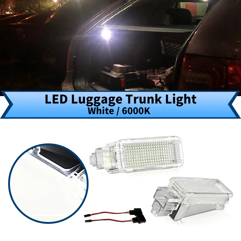 1/2PCS for Audi A1 A2 A3 A4 A5 A6 A8 for Skoda Fabia Yeti 987 911 997 VW Tiguan Golf Car LED Door/Trunk/Footwell/Glove Box Light