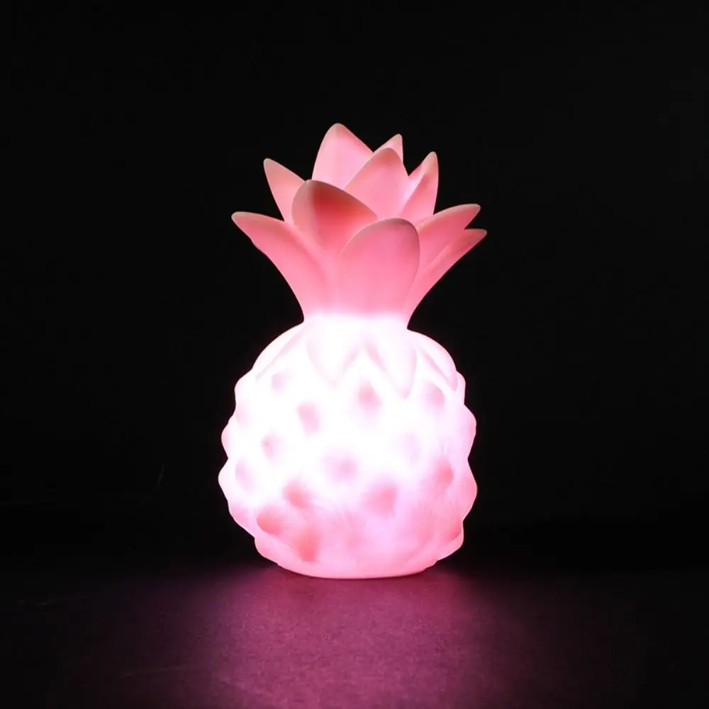 Craft Cartoon Pineapple Night Light Portable Creative Bedside Lamp Cute Simulated Desk Light Children