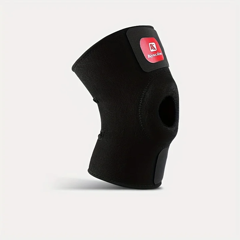 Il tutore per il ginocchio con stabilizzatori laterali allevia il strappo del menisco, il dolore articolare, lesioni sportive, traspirante regolabile, corsa sportiva da allenamento