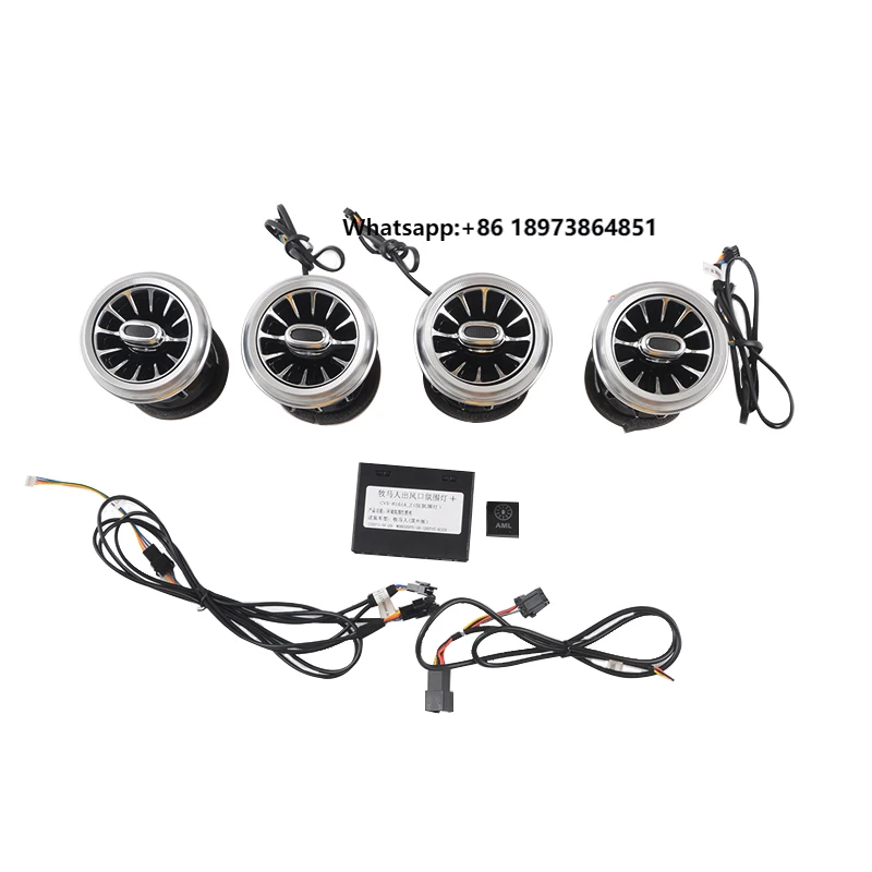 

Air Vent Outlet LED Atmosphere Light Remote Interior Light for Jeep wrangler JK