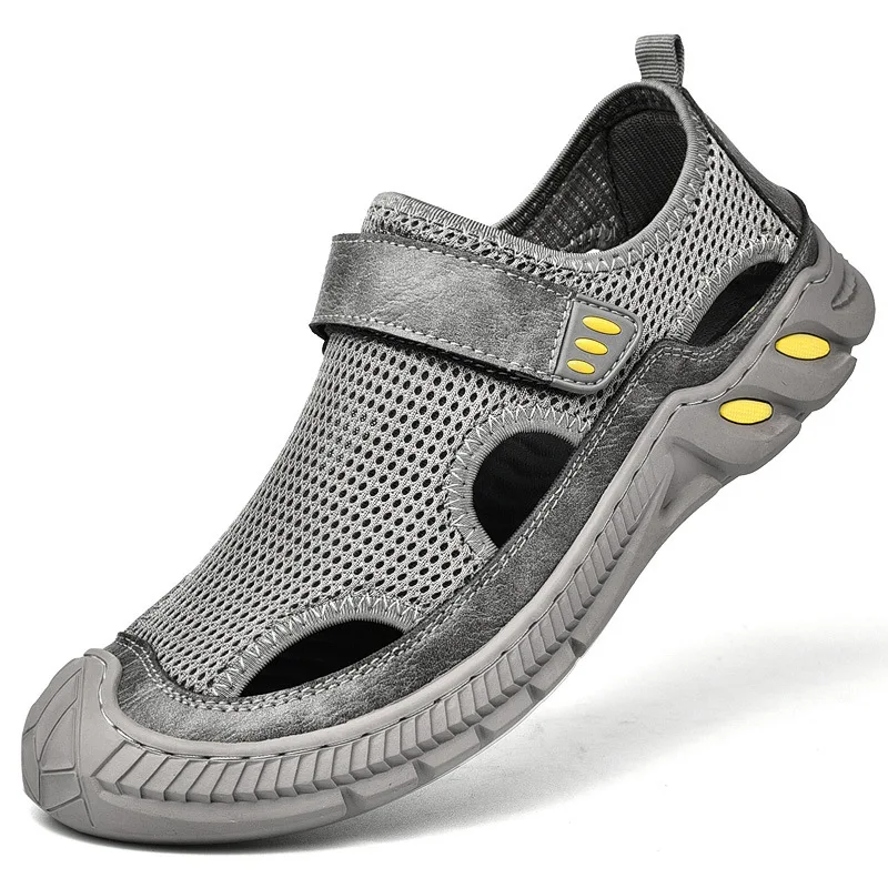 Barefoot Beach Shoes Camping Travel Gladiator Sandals Men's Outerwear Trendy Cool Slippers Mesh Quick Drying Sports Sweatproof