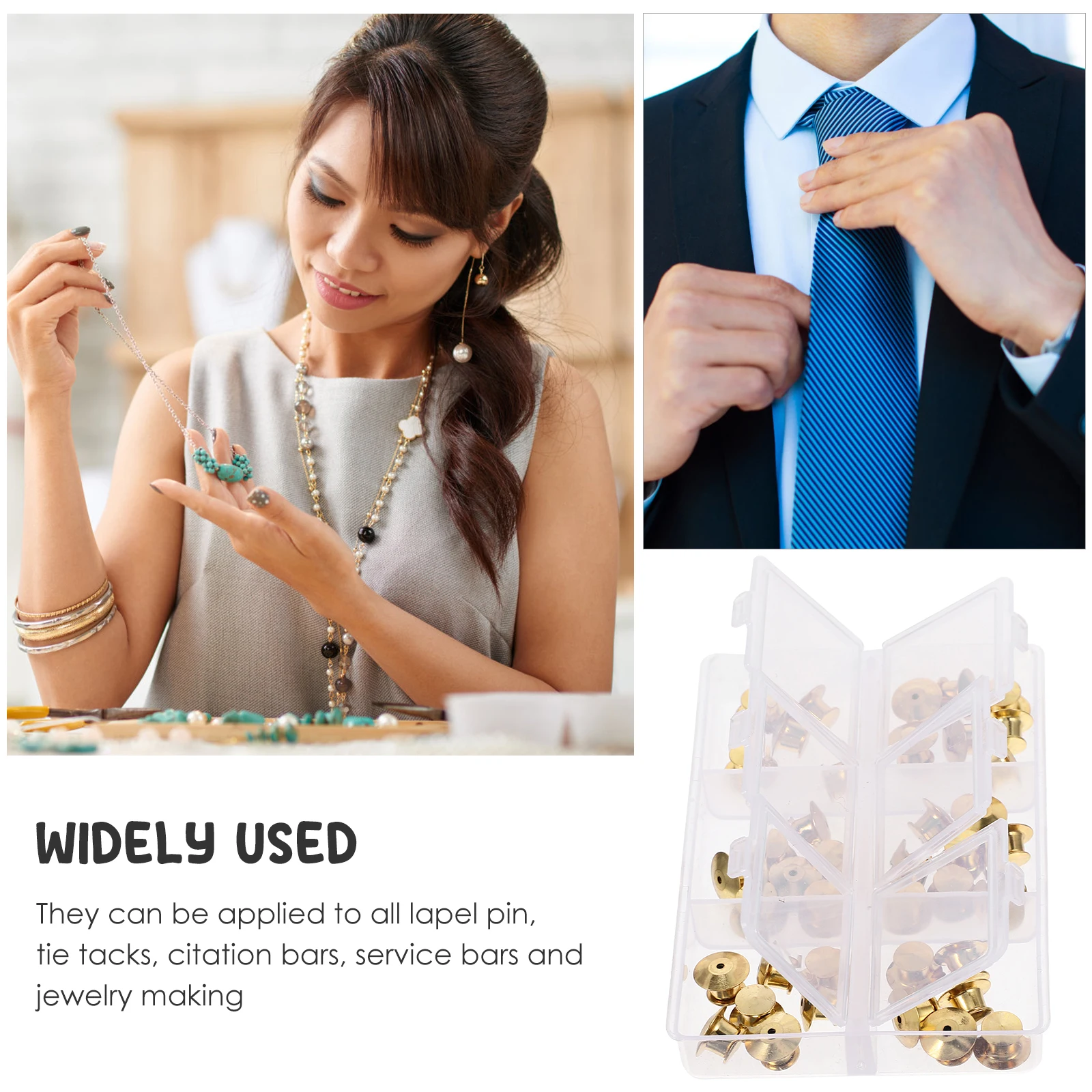 

Round Pin Backs Metal Alloy Clasp Fastener Brooch Enamel Pins Crafts Replacement Durable Locking Jeweler Accessories
