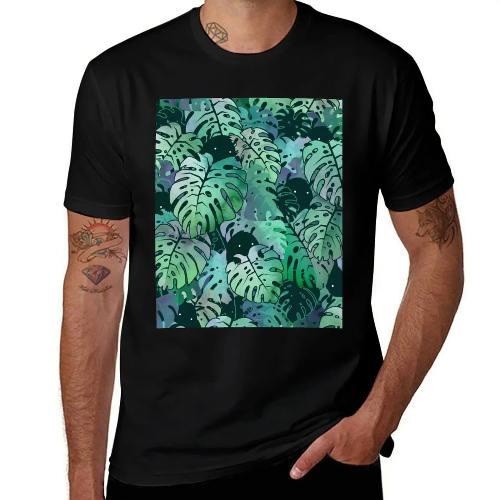 

Monstera Monsters T-Shirt man t shirts graphic man t shirt cotton high quality t shirts for man graphic tees T-Shirt