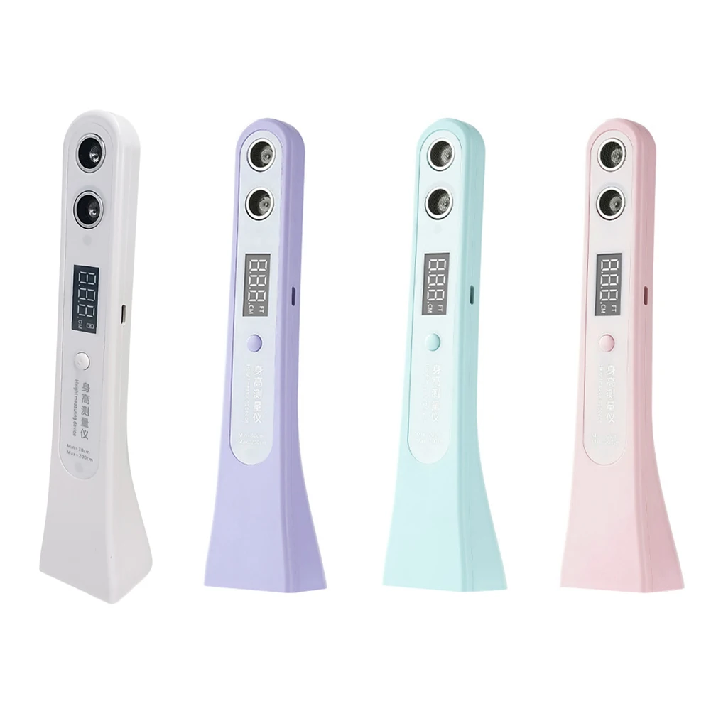 Ultrasone digitale hoogtemetingsmeter LED-display Draadloze hoogtemetliniaal Draagbaar hoogtemetapparaat voor kinderen