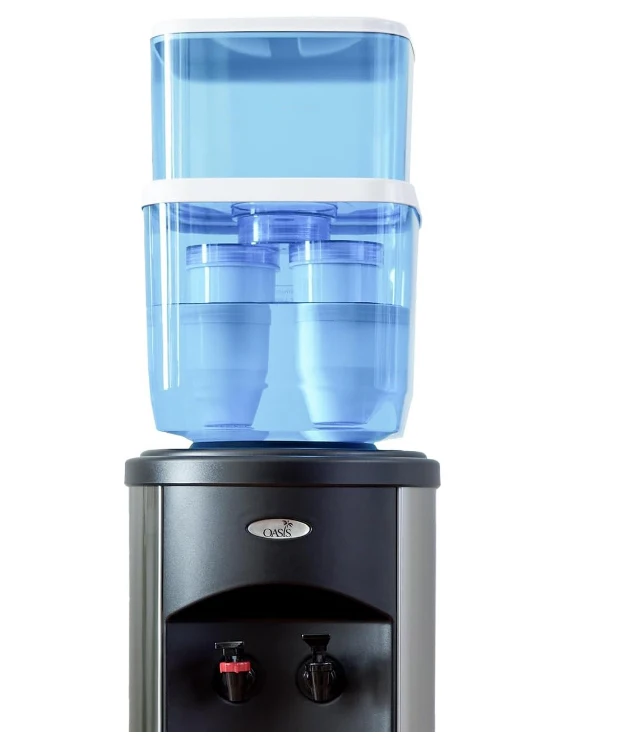 Refillable Filtered Water Cooler Jug, 5 Gallon Capacity, NSF Certified to Reduce Lead, Other Heavy Metals and PFOA/PFOS