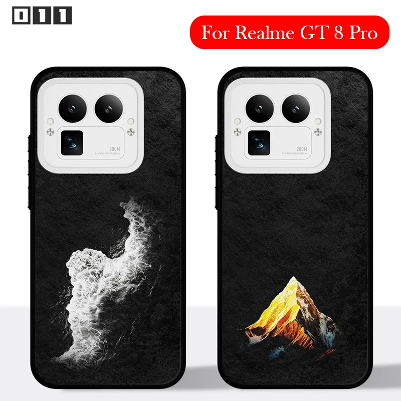 Original Magnetic Case For Realme GT 8 Pro Carbon Fiber Back