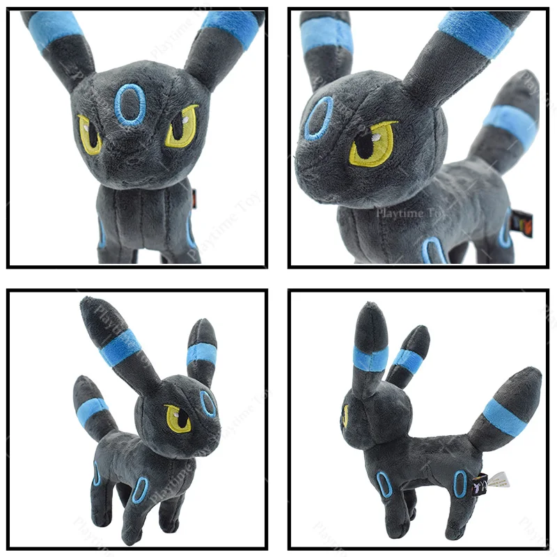 TAKARA TOMY Pokemon Eevee de pie brillante Umbreon Vaporeon Espeon Sylveon peluches Animal relleno muñeca de peluche regalos de cumpleaños