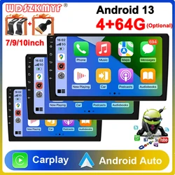 Android13 7 9 10 inch Car Radio GPS 2 din Radio Stereo Receiver Player 64G Multimedia Player wireless CarPlay Android Auto Gift