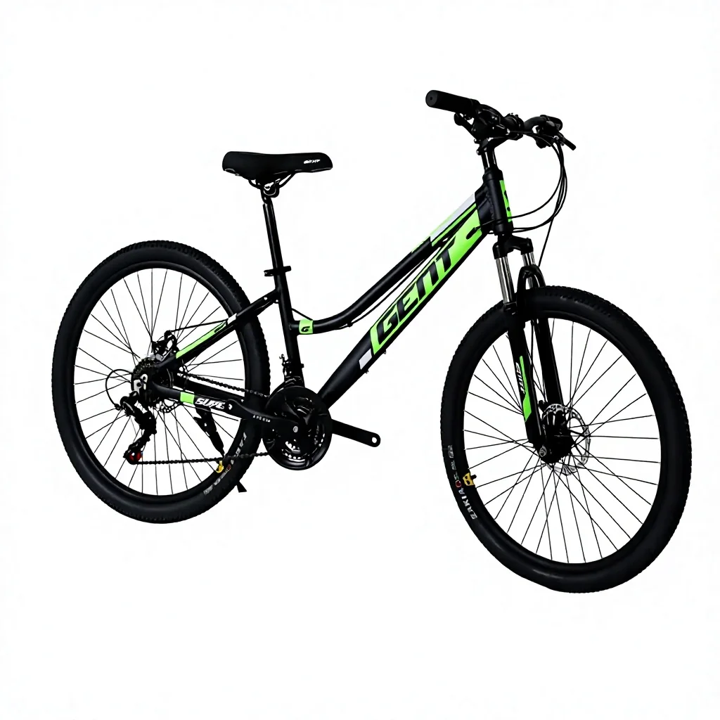 26 Inch Sporty Mountain Bike 21 Speed Front Suspension Aluminum Alloy Frame Trail Riding Bicycle for Men