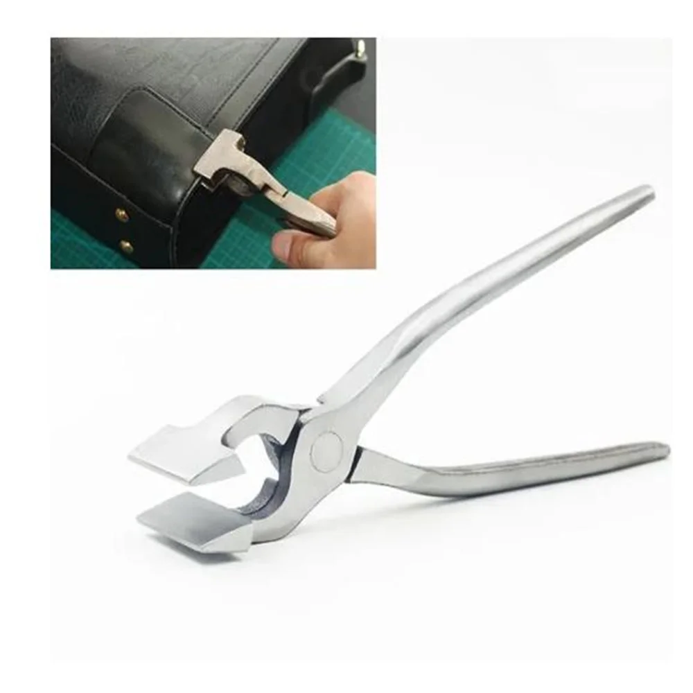 1pc New Leather Edge Adjustment Press Flatten Plier Clamp For Leather Bag Cloth Belt DIY Hand Tools Fixed Clamp Pliers