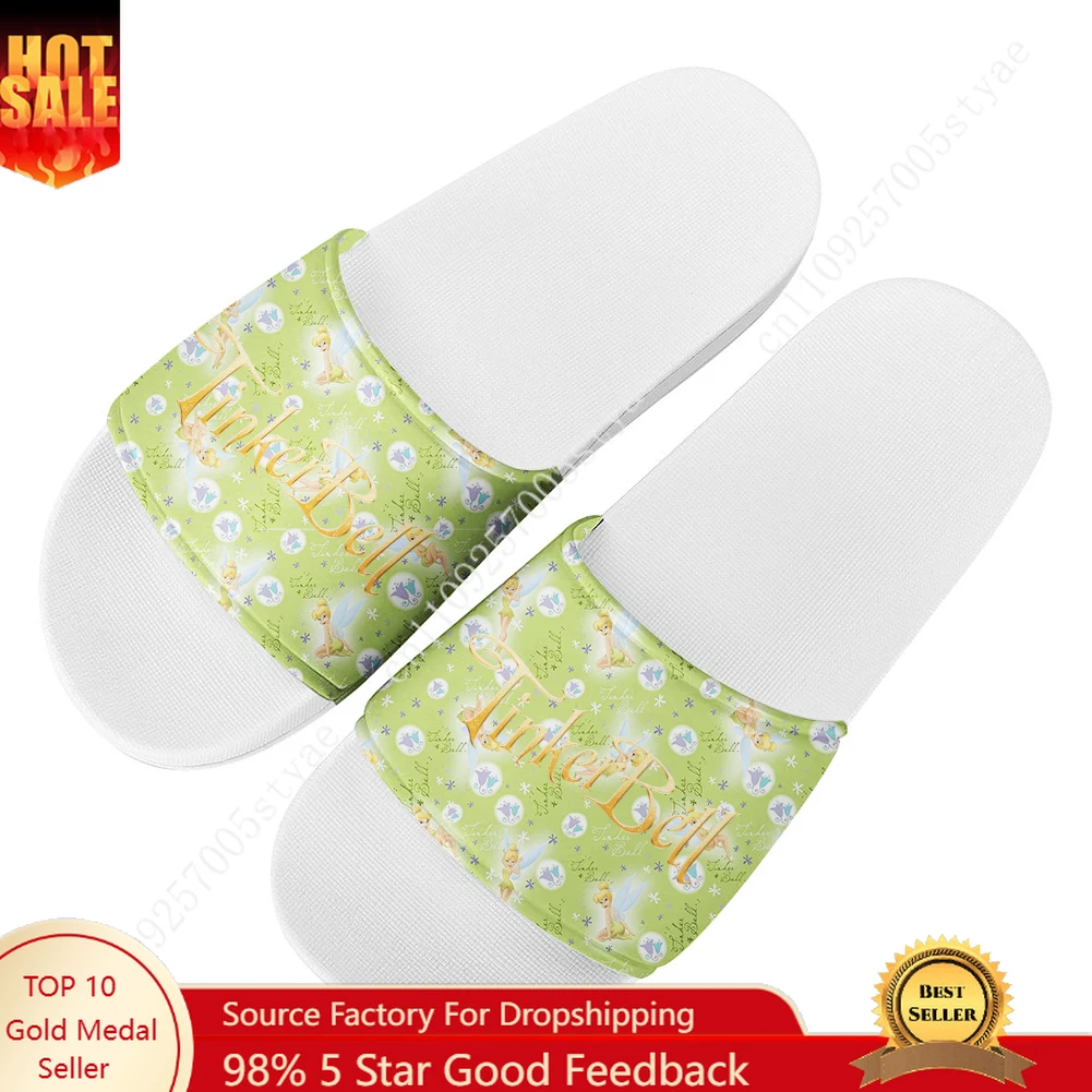 

Disney Tinker Bell Home Customized Water Shoes Men Women Bathroom Beach Pool Sandals That Can Be Worn Outside Custom Slipper