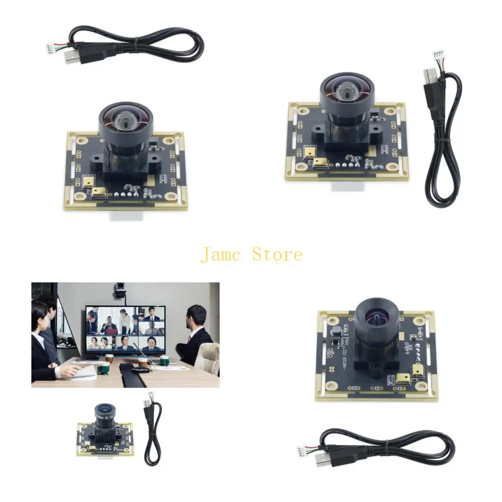

LX0B Ov4689 4MP USB Industrial Camera Module With 83/100/120° Lens Option Double Mics