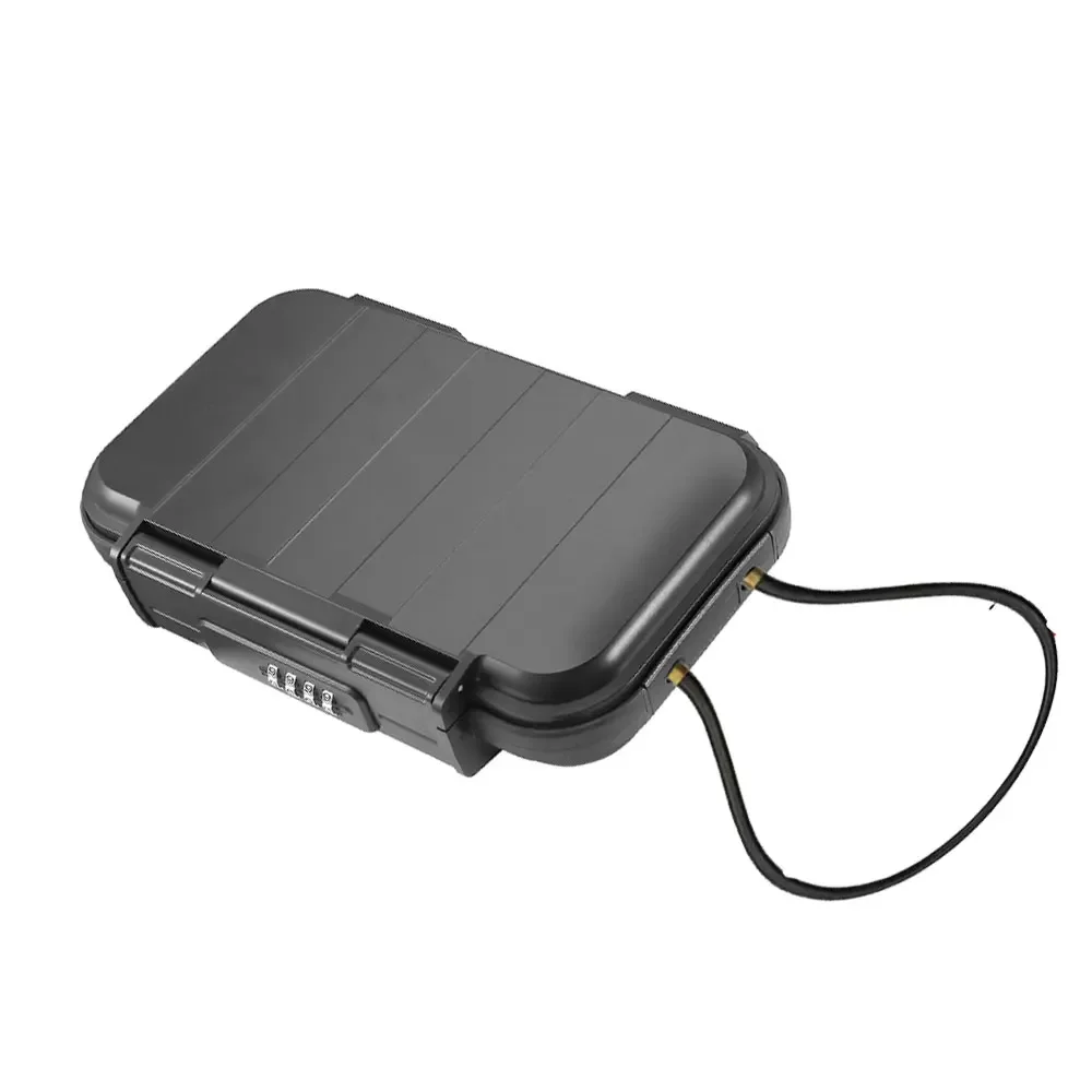 Travel Safe Lock Box Portable Safe for Gym Anti-Theft Beach Safe Box Waterproof Small Combination Lock Box with Removable Chain
