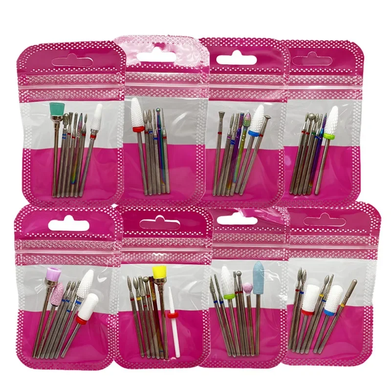 

7 / manicure set diamond cutter grinding bit manicure milling cutter of cuticle nail tool grinding machine accessories