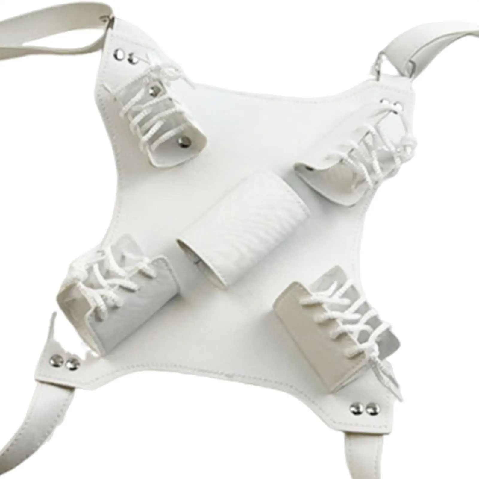 Doppeltes Messergeschirr aus PU-Leder, kompakte Schulterpanzerung, Kinderkostüm-Requisite für Halloween-Verkleidung