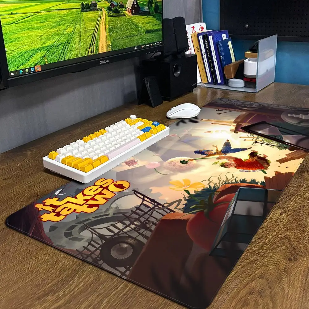 It Takes Two Mouse Pad MouseMat XXL Computer Accessories Large Keyboard Laptop Table Pad The New Product Gamer Gaming