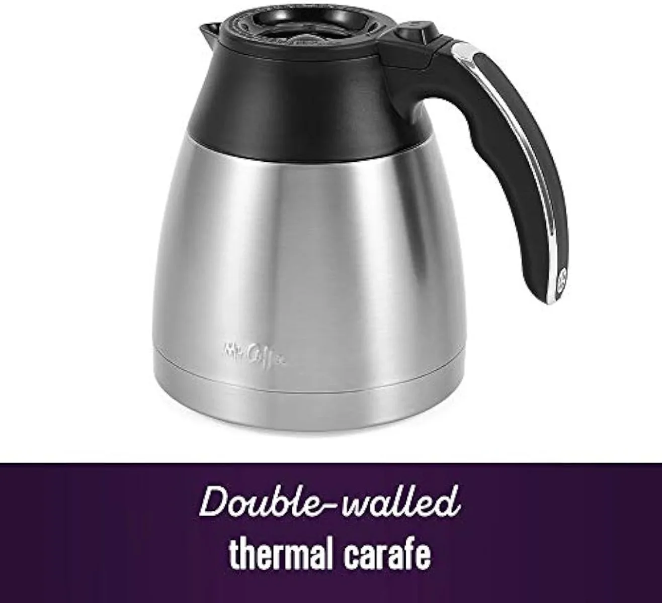 Cafetière thermique programmable 10 tasses, acier inoxydable | USA | NOUVEAU