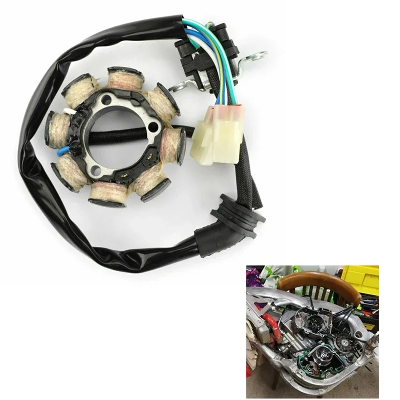 Motorcycle Generator Stator Coil Comp For Honda CRF250 CRF250R 2004-2009 CRF450R 2005-2007 31120-KRN-670