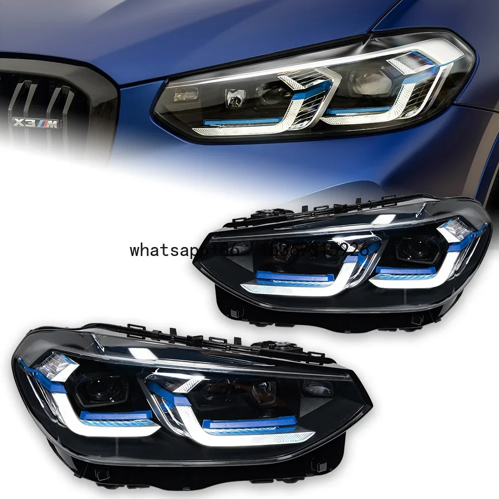 Car Lights for BMW X3 G01 F97 LED Headlight Projector Lens 2018-2021 X4 G02 F98 Head Lamp Drl Automotive Accessories