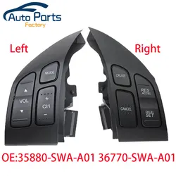 New Car Steering Wheel Audio Control Switch Button For Honda CRV 2007-2011 35880-SWA-A01 36770-SWA-A01 35880SWAA01 36770SWAA01