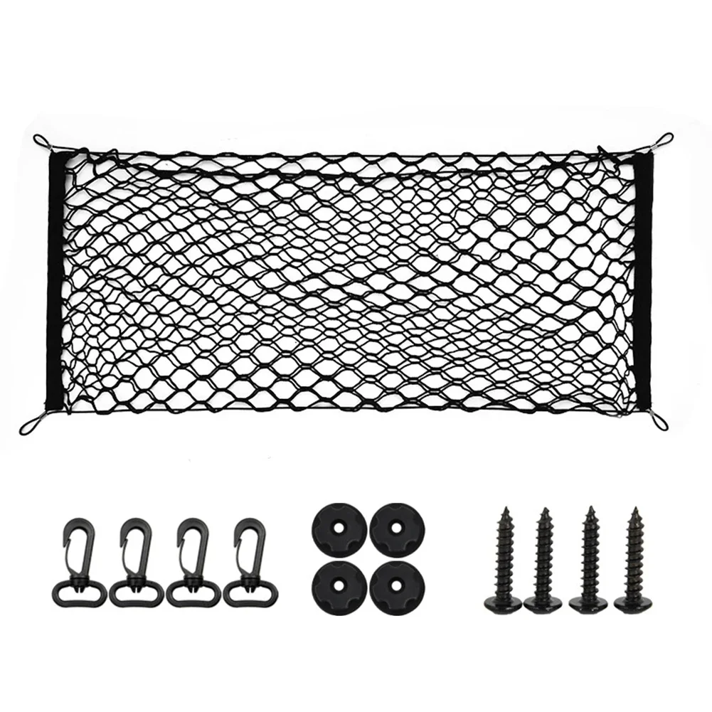 Sac de coffre de voiture, Installation facile, en Nylon robuste, effets isolants, Points de fixation rapides, filet de sécurité pour coffre