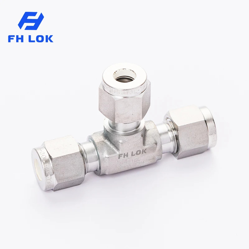 316l-ステンレス鋼カードスリーブ-t-ジョイントダブルカード銀メッキ実験室高圧耐食性