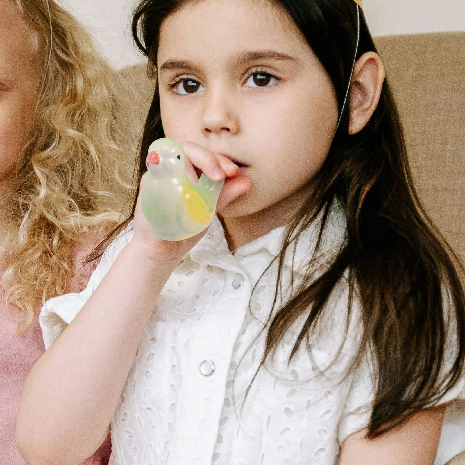 4Pcs Ceramic Bird Call Whistles Colorful Water Bird Design Hanging Rope Musical Instrument Kids Birthday Easter