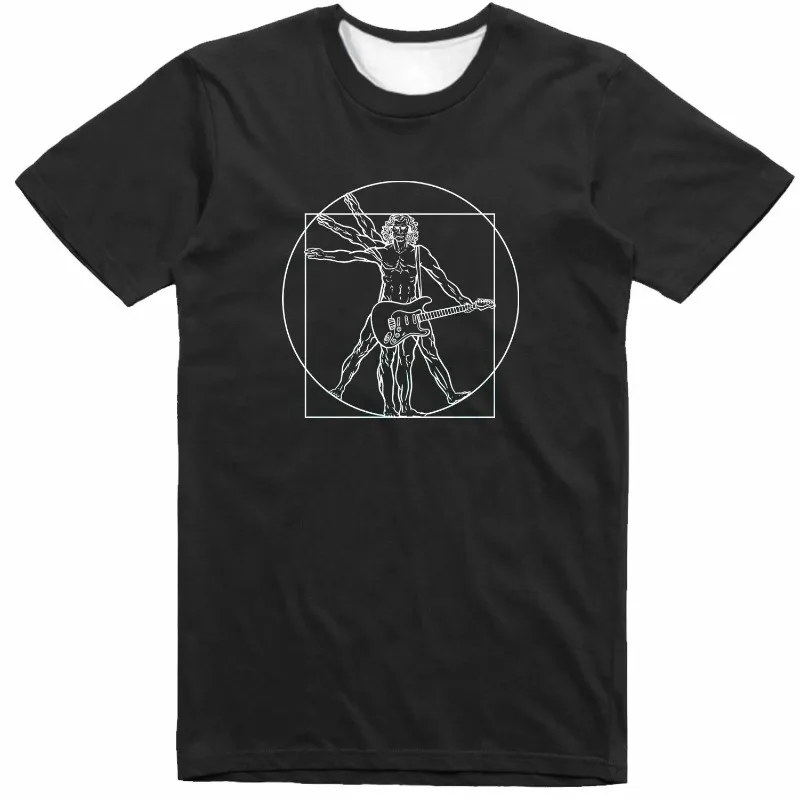 جيتار روك بانك باند نمط ثلاثية الأبعاد مطبوعة الهيب هوب تنفس التجفيف السريع فضفاض مريح اليومية عادية تي شيرت رياضي