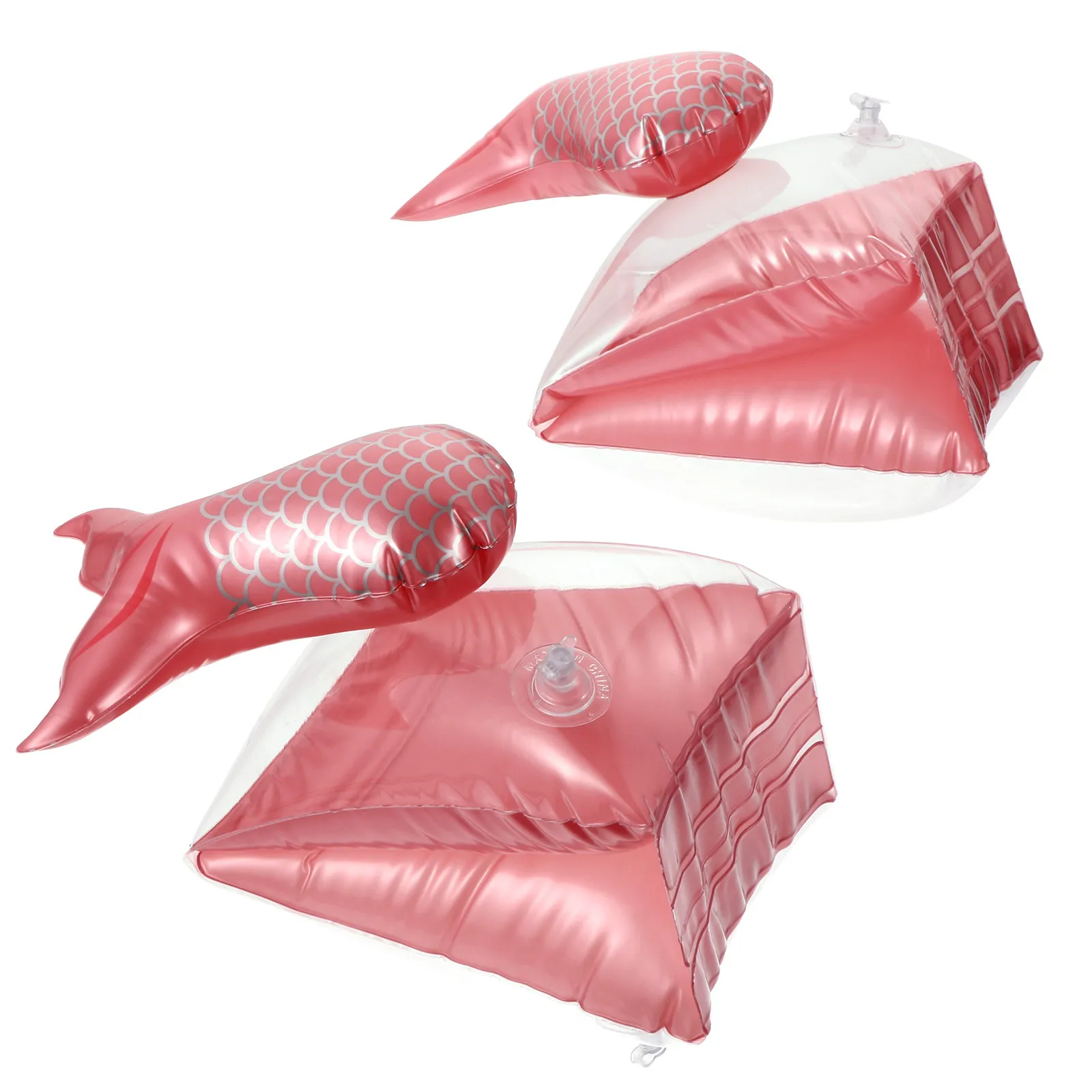 1Pair Floating Cartoon Kids Inflatable Arm Swimming Rings Kids Swim Sleeves Mermaid Pattern Arm Floats Children Swimming Aids