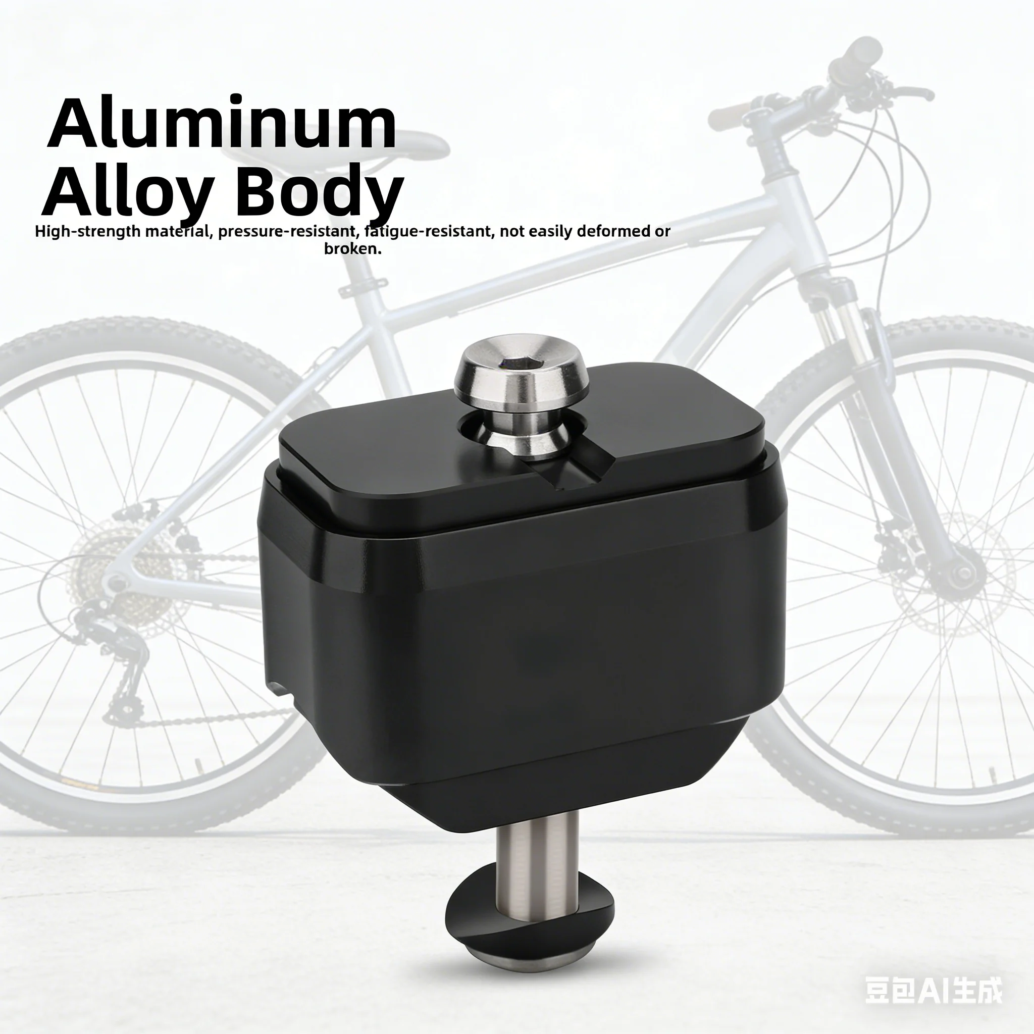 

1pc Bicycle Shock Absorber For Pline/Tline Folding Bike Multi-Dimensional Shock Absorption Rear Titanium-Axle Shock Unit
