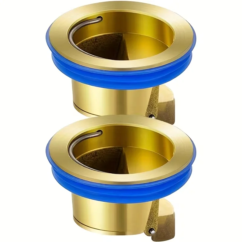 2-Pack/4-Pack Insertable Shower Drain Stoppers - Odor-Proof Plugs, Sewer Core Inspection Drain Valves | Basement Drain Backflow