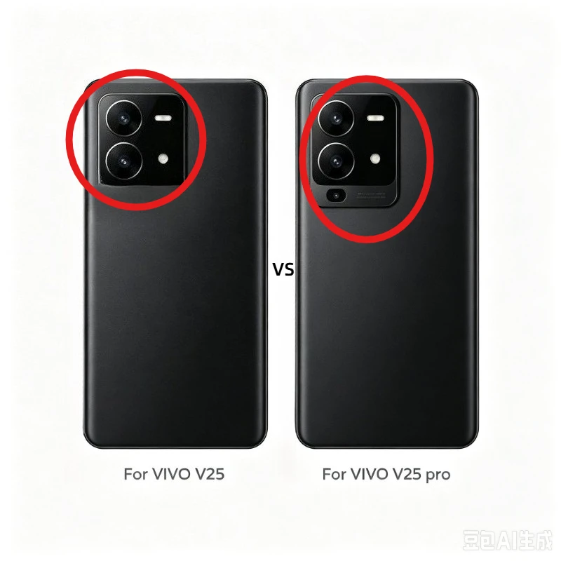 For Vivo V25 V2202 v25Pro V2158 Glass Back Battery Cover Door Housing Rear Panel Case Mobile Lid with Camera Frame Lens