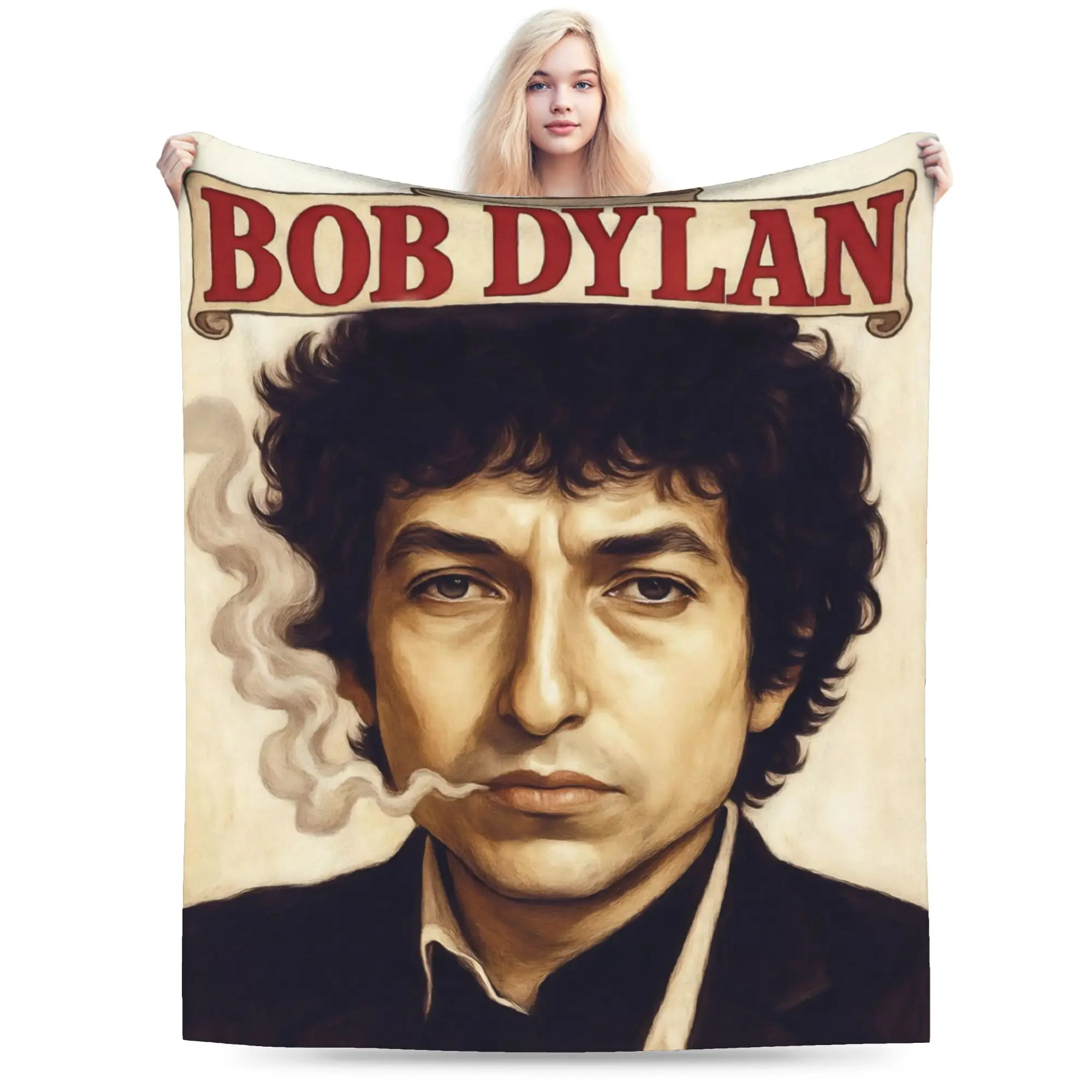 Bob Dylan Singer Merch Blanket Super Soft Cozy  Throw Blankets for Living Room 50x60 Inches Multi-size Throws And Blankets