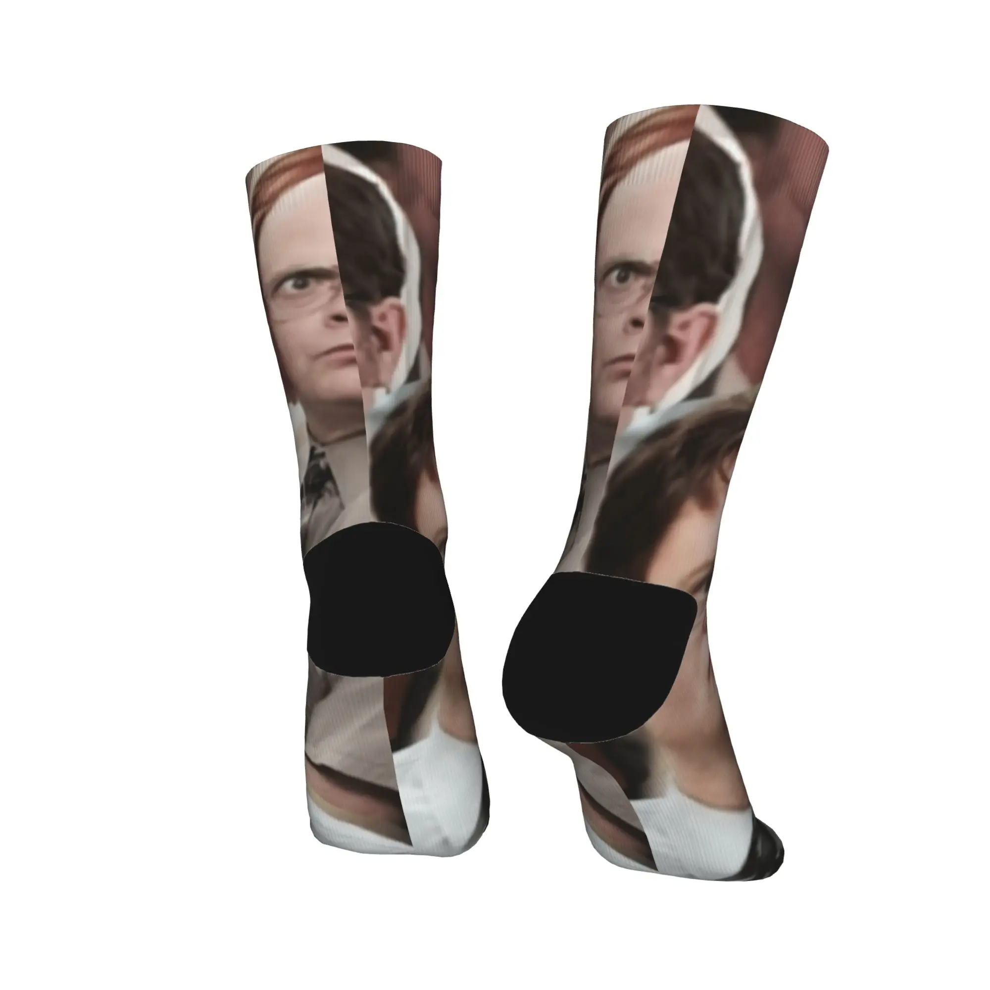 Best Topics Dwight Schrute Socks Spring  Stockings Leisure Women Men Quality Socks Graphic Running Non Skid Socks