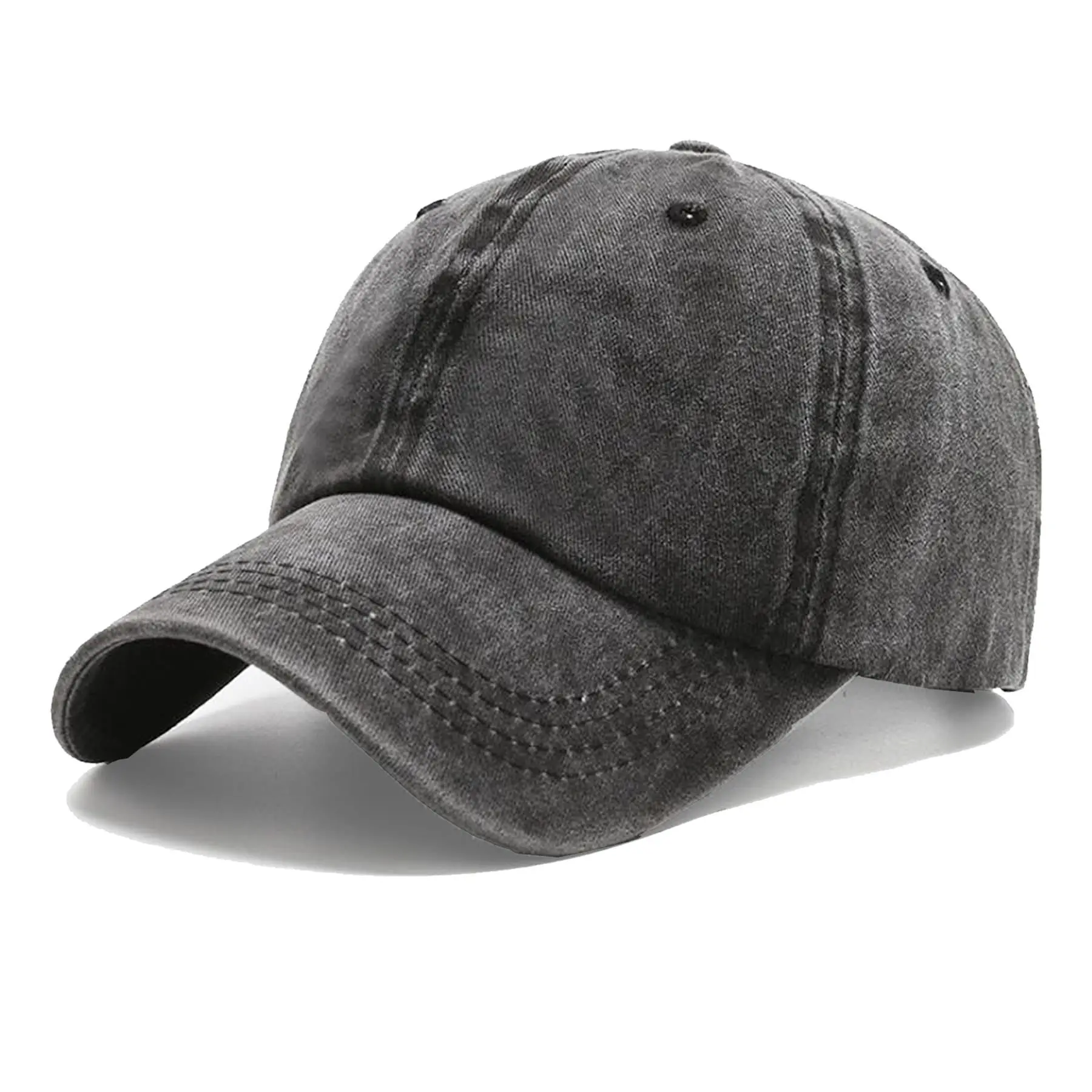 100 Percent Cotton Unstructured Low Profile Plain Baseball Cap Classic Adjustable Dad Hat For Men Women Golf Outdoor Wear Multip