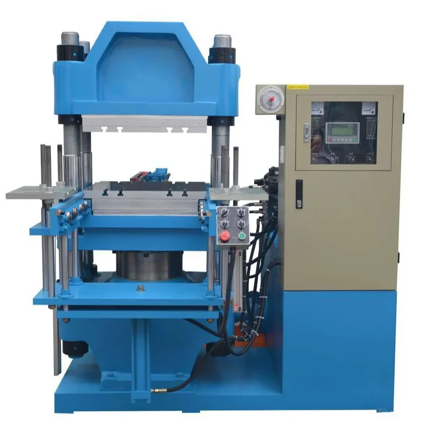 Automatic 100T Vulcanizing Machine Hot Hydraulic Press with PLC Pump and Motor for Three-Layer Rubber Vulcanization