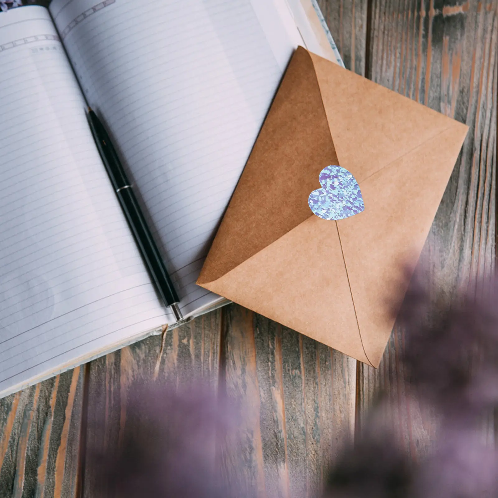 

Наклейки-пломбы для конвертов, декоративные, ко Дню святого Валентина, с блестками, в форме сердца, самоклеящиеся