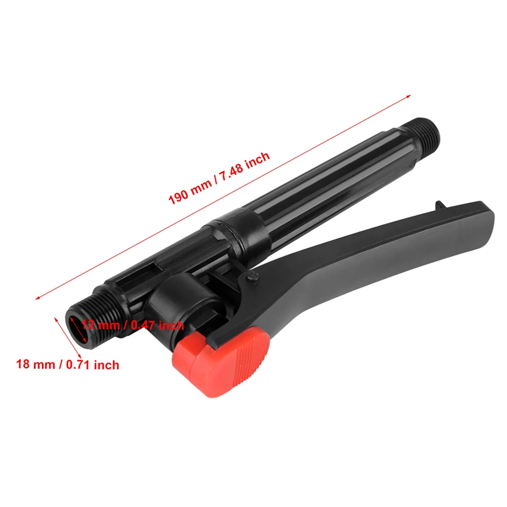 1PCS Garden Trigger Sprayer Handle Parts Garden For Garden Pest Control 14mm/18mm Ergonomic Grip Plastic Handle Tool Accessories