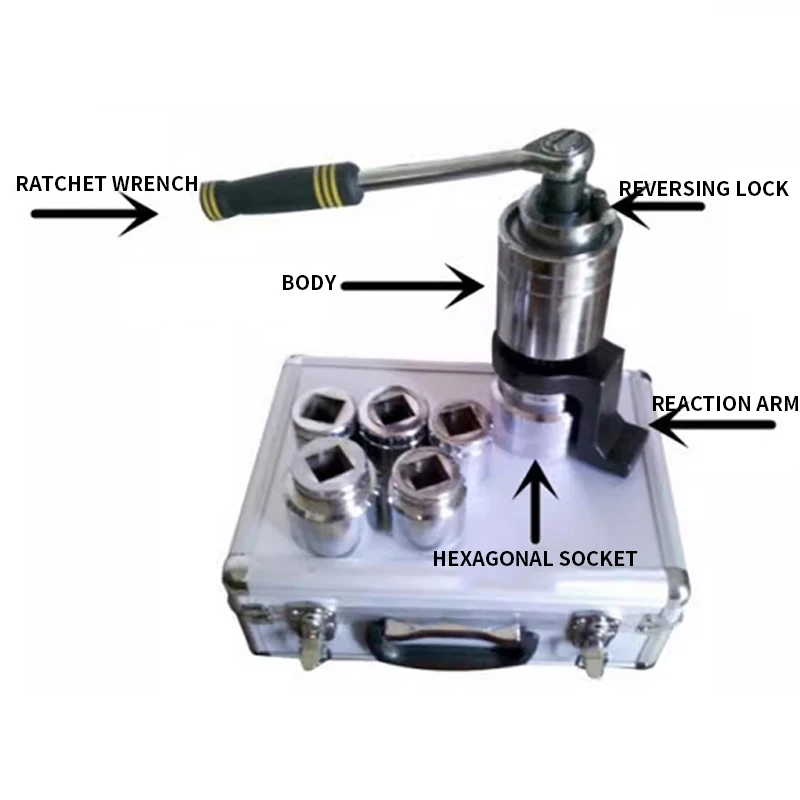 Torque Multiplier Tool Wrench Torque Amplifier Mechanical Socket Booster 13 to 122 Ratio 7500 Nm