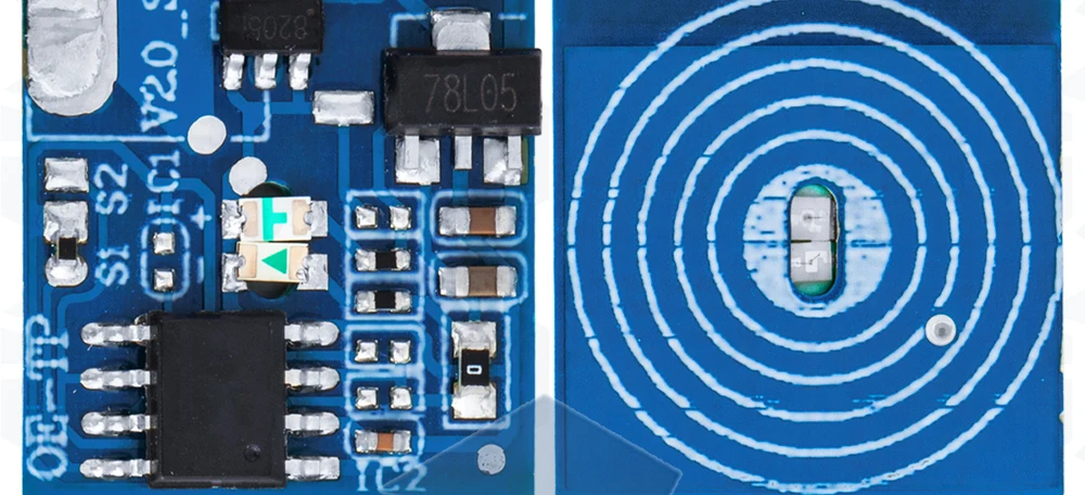 OE-TP kapazitives Touch-Tastenlicht-Touch-Schaltermodul, digitaler Touch-Sensor, LED, kein Pol-Dimmung, 10 A, DC 5–12 V – Detail 37
