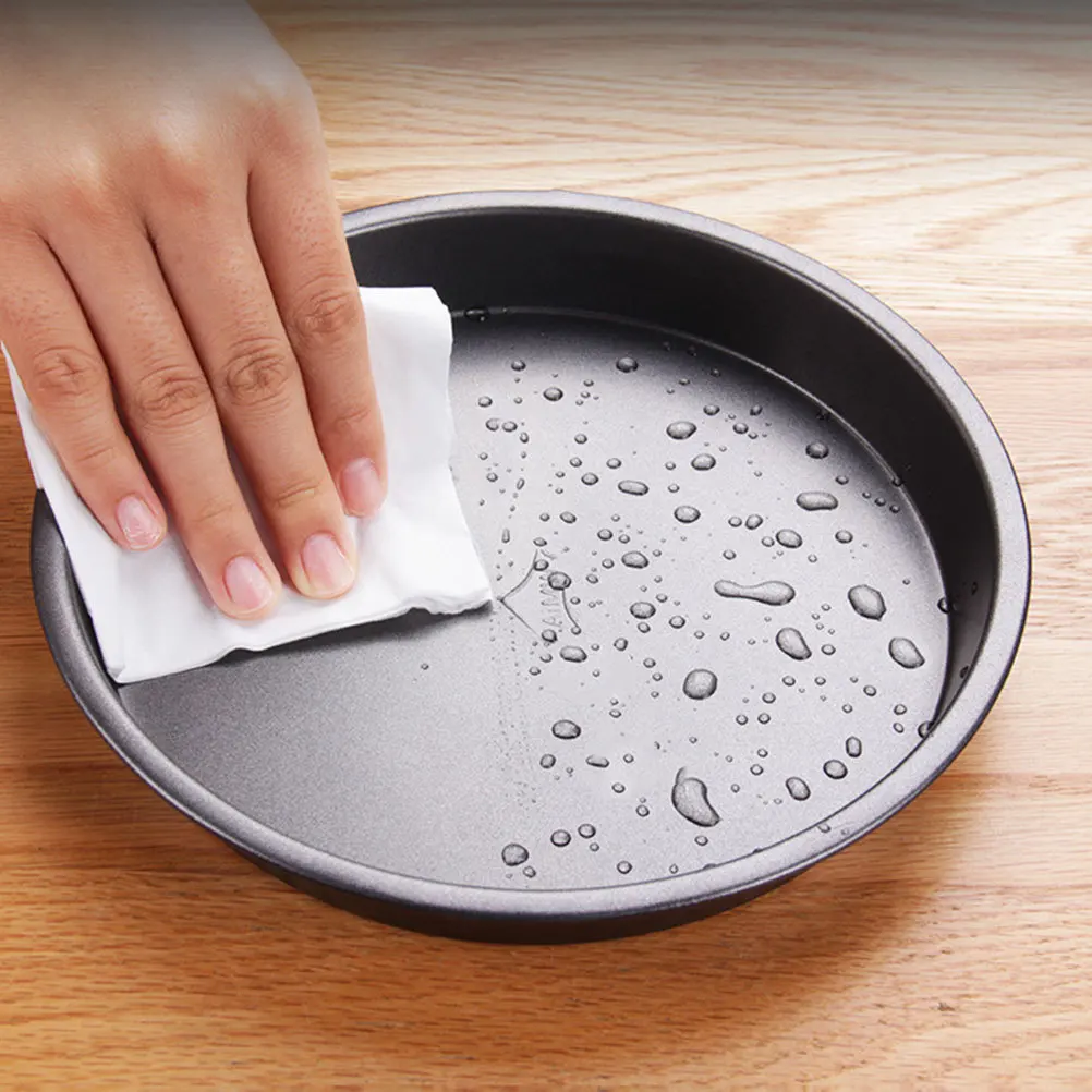 

3Pcs Pizza Baking Pan Set Carbon Steel Non-Stick Oven Tray for Baking Pies Pancakes Kitchen Pie Oven Pan Carbon Steel Pie Pans